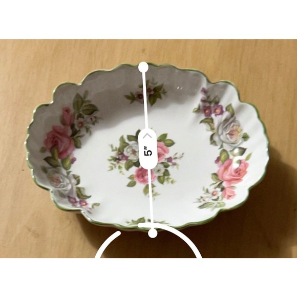 Vintage Old Foley James Kent LTD Chinese Rose Staffordshire Made in England - Picture 3 of 4